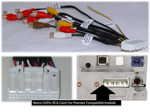 Xtenzi-RCA-Cord-Assembly-Harness-Audio-Video-For-Pioneer-AVIC-X850BT-AVIC-X8510BT-AVIC-X950BH-AVIC-Z150BH-CDP-1540 Xtenzi-RCA-Cord-Assembly-Harness-Audio-Video-For-Pioneer-AVIC-X850BT-AVIC-X8510BT-AVIC-X950BH-AVIC-Z150BH-CDP-1540