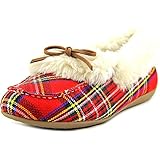 Vionic Womens Cozy Juniper Moc Toe Shearling Slipper Shoes