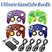 Reiso 4 Pack Gamecube Controller, with 4 Gamecube Extension Cables and 4-Port USB Gamecube Adapter for Switch PC Wii U Consolethumb 1
