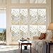 rabbitgoo Window Privacy Film Rainbow Film Decorative Window Sticker, 3D Static Stained Glass Cling Tint for Home Heat Control Non-Adhesive, 23.6 X 70.8 inches