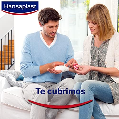 Hansaplast Esparadrapo Classic, fuerte adhesión, se rasga con la mano, para fijar vendajes y apósitos para heridas, 5 m x 2,5 cm