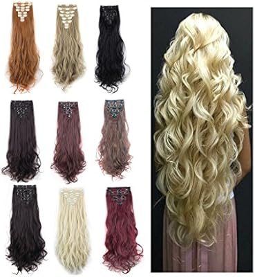 Amazon Com Thick Double Weft Hair Extension Hot Women Lady
