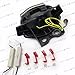 HTTMT MT036- Tail Brake Light Compatible with 2006-2008 Kawasaki Ninja 650R Ex650 Er-6F Smoke