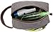 MSG Vintage Leather Canvas Travel Toiletry Bag Shaving Dopp Kit A001