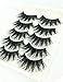 1 Box/Lot 3D False Eyelashes MZ BEAUTY Luxurious Fluffy Messy Cross Long 5 Pairs Fake Eye Lashes GF29