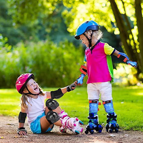 image for Boruizhen Kids Knee Pads Elbow Pads Protective Gear Set for Cycling BM