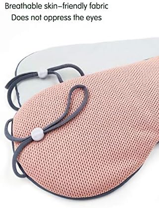 Sleep Eye Mask, Blindfold with Adjustable Ear Loops Warm and Cool Double-Sided, for Travel and Nap (Dark Grey + Light Grey) - Image 4