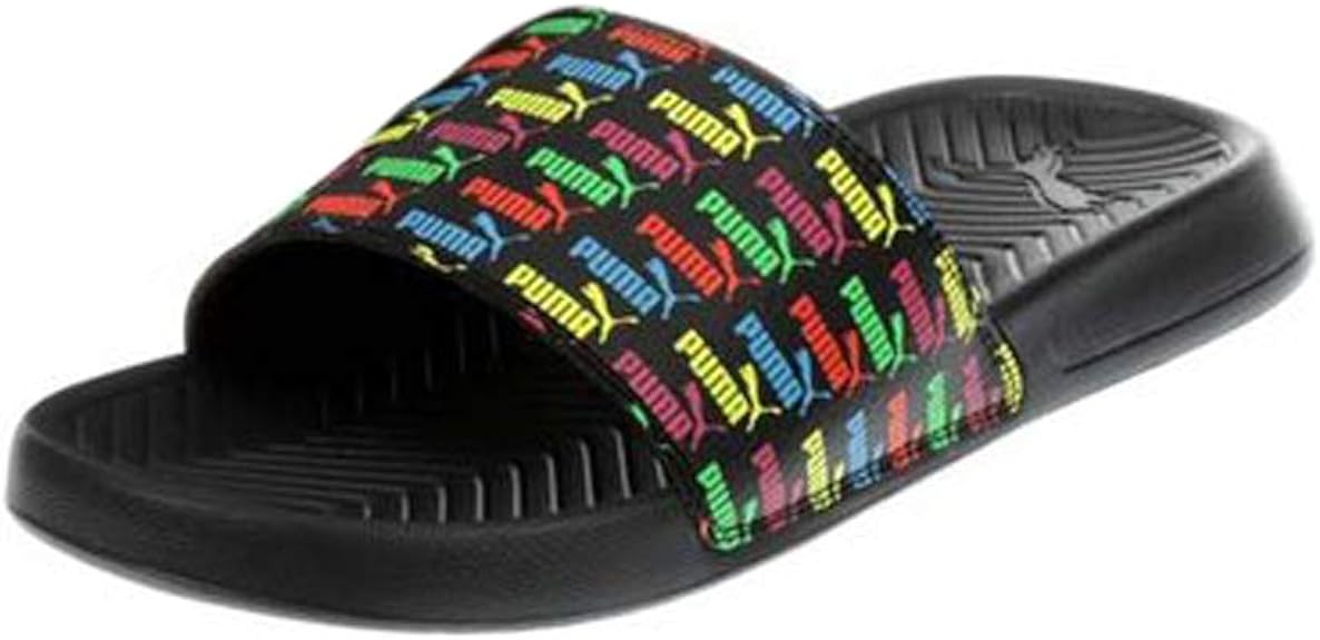 puma popcat quilted slides