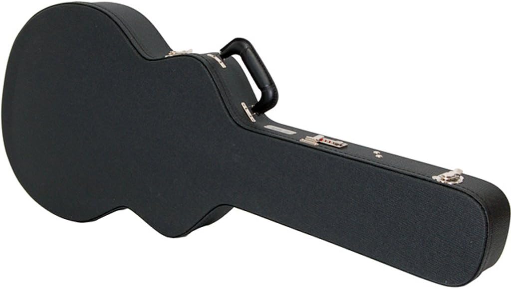 TKL Cases TKL 8855 Prestige Series Arch-Top Hard Case for Semi-Acoustic, Jazz, and 335-Style Guitar