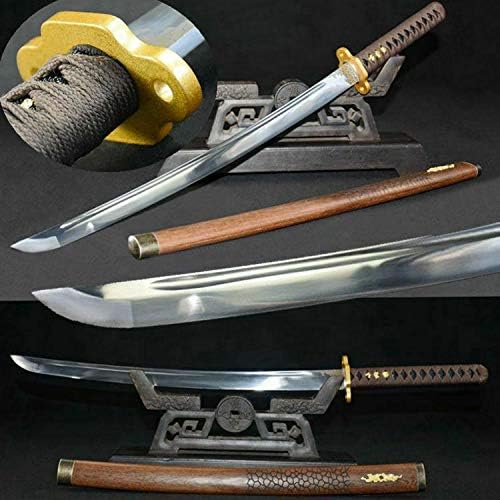 High Manganese Steel Japan Ninja Sect Shrine Sword Katana Sharp Blade HandForged