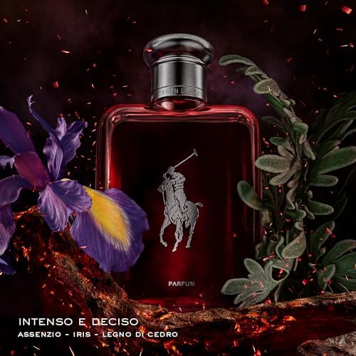 Ralph Lauren Polo Red Parfum, profumo uomo intenso e avvolgente, 125ml