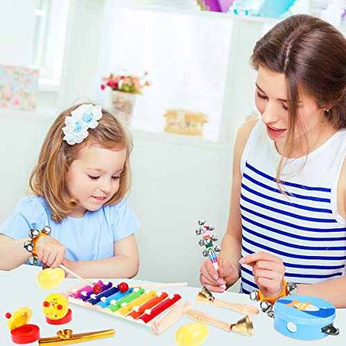 5 Toddler+Musical+Instruments+Percussion+Tambourine