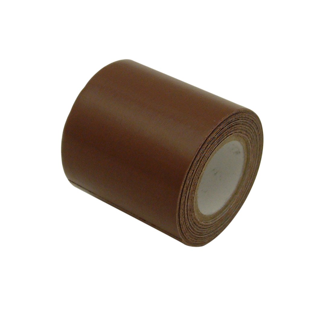 JVCC Patch & Repair Tape for Leather and Vinyl surfaces [Duct Tape] (REPAIR-2HD): 2 in. (48mm actual) x 15 ft. (Brown)