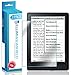 ILLUMI AquaShield Screen Protector Compatible with Amazon Kindle (6 inch,2016,8th Gen)(2-Pack) No-Bubble High Definition Clear Flexible TPU Film