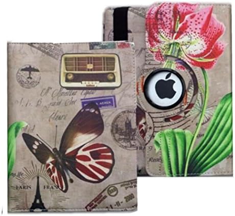 iPad 6th/ 5th Generation Case IPad Model A1822 A1823 Case for iPad 9.7 Inch 2017/2018 Smart Stand Case Support Wake/Sleep Function Brown Butterfly