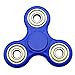 Tri-Fidget Spinner Toy Stress Reducer,Hand Spinner Fidget Si3n4 Ceramic Bearing Toys -Perfect for ADD,ADHD,Anxiety and Autism adult Children,Non 3D Printed by Viyaabang（Blue）