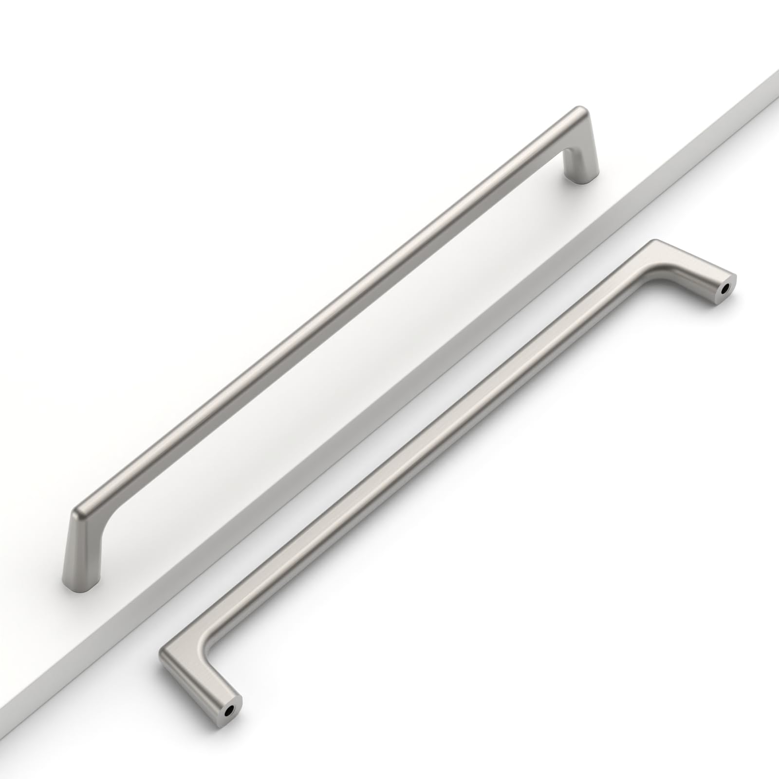 Photo 1 of Coinkoly 10 Pack 8-4/5"(224mm) Brushed Satin Nickel Cabinet Pulls Kitchen Cabinet Handles Drawer Dresser Handle Cupboard Hardware for Cabinets