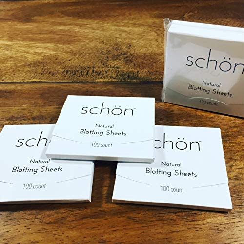 Oil Blotting Sheets 100 Natural Fragrance and Dye Free Shine