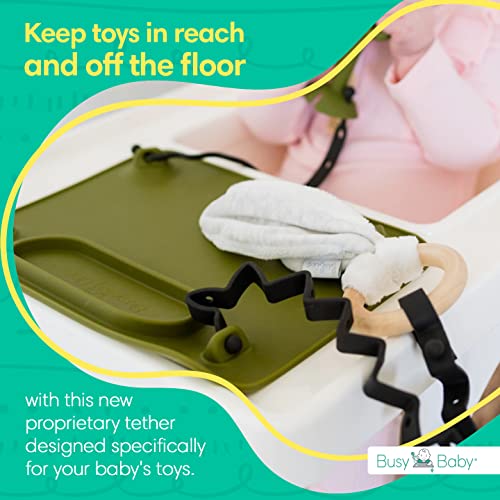 Busy Baby Toy Bungee for Baby Toys Dishwasher Safe Toy Straps for