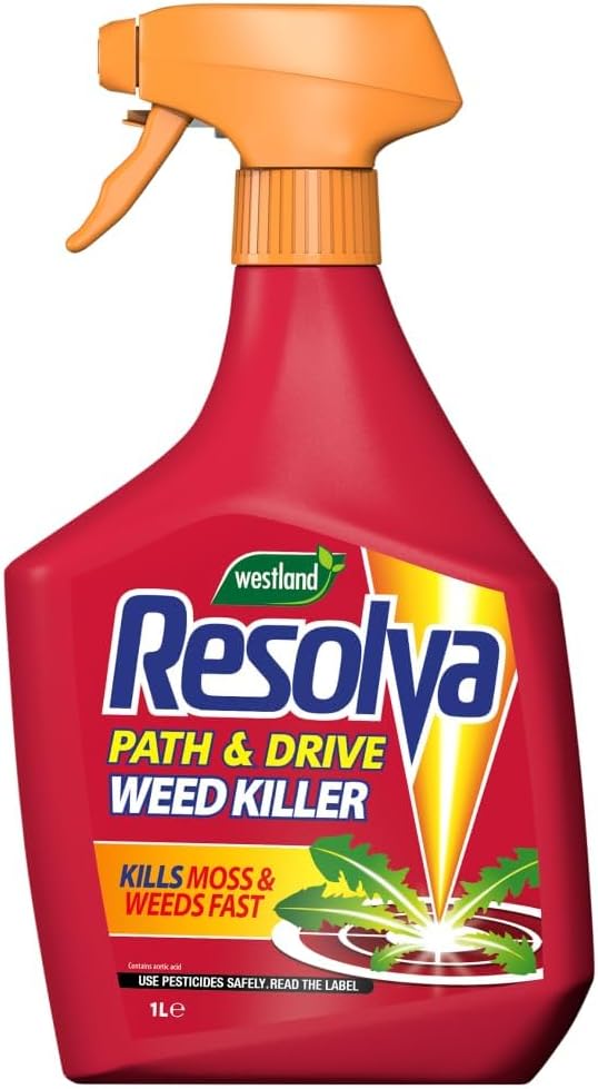 Resolva Path Drive Weed Killer 1L Natural Acetic Acid Ready-To-Use