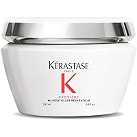éٲ Première Masque Filler, Hair Mask for Dry, Damaged Hair, Decalcifies, Repairs, Strengthens, With Peptide, Glycine, 