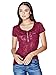 GUESS Women's Kelley Burnout Henley Top