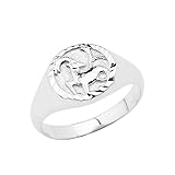 925 Sterling Silver Capricorn Zodiac Ring Jewelry