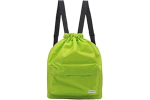 KIKIGOAL Dry Wet Separated Swimming Bag Portable Drawstring Backpack Waterproof Gym Sports Pool Beach Gear Bag