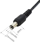 Security-01 DC 9V 0.5A Power Supply 5.5 x 2.1mm Center Positive view 7