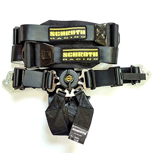 Schroth 6-Point Profi 2 Safety Harness - Black - HANS Compatible - FIA Certified