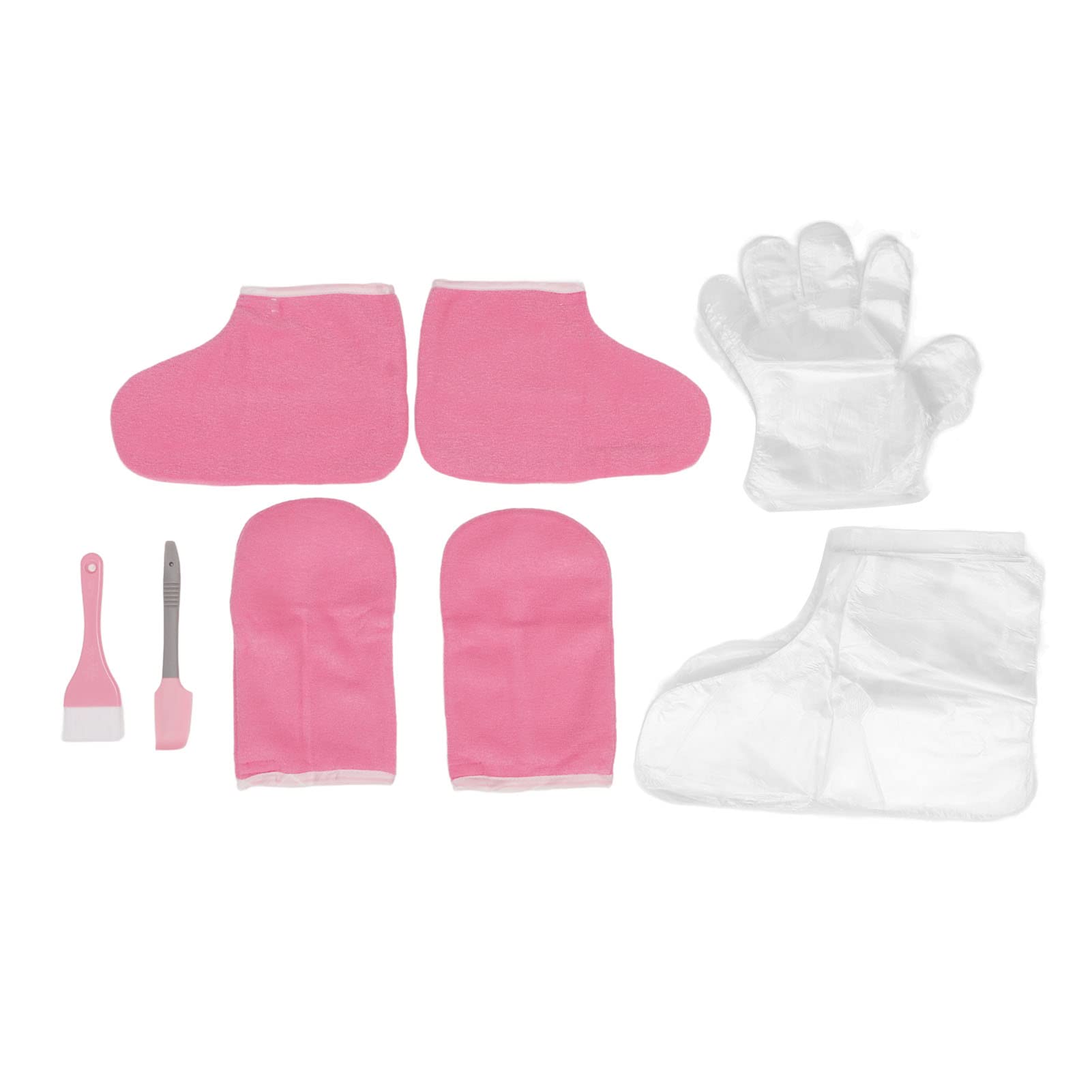 Paraffin Disposable Gloves and Booties, 200pcs Disposable Glove Foot Cover Spa Treatment Set, Wax Mitts Foot Set, Wax Hand Foot Liners