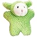 Zanies Cuddly Berber Baby Lamb Dog Toys, Green 8-Inch