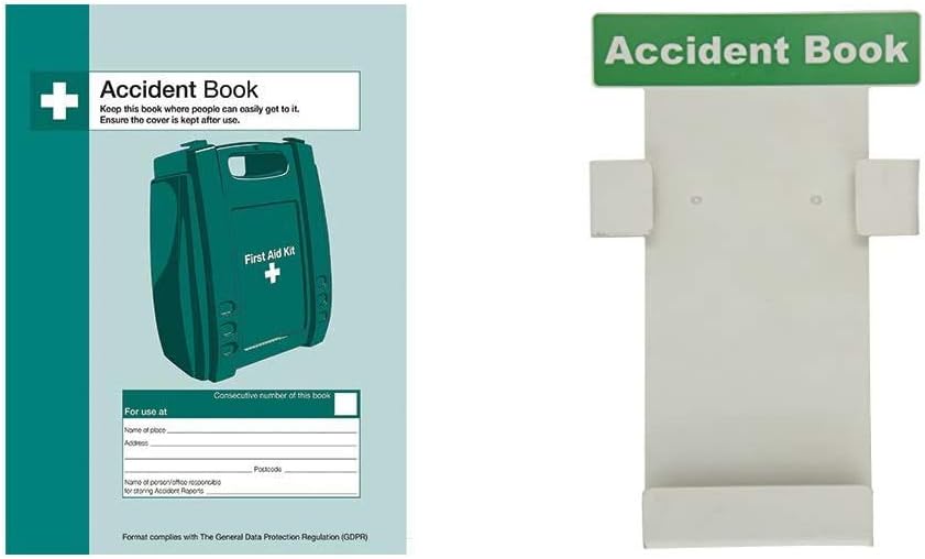 Safety First Aid Group A4 Accident Reporting Book Data Protection