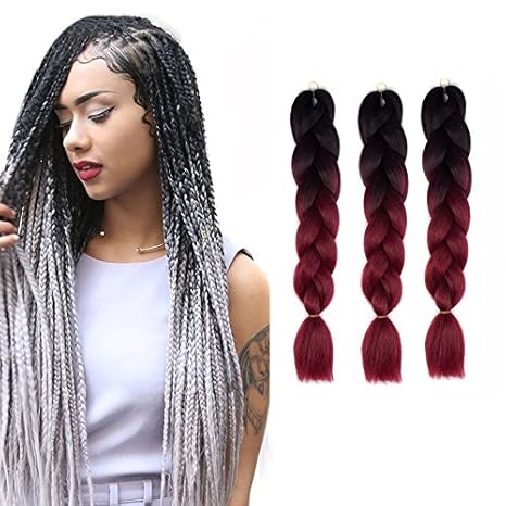 Buy Hitsan Incorporation Fashion Color Gradient Individual Braid