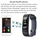 Tepoinn Fitness Tracker with Heart Rate Monitor, Activity Tracker Fitness Watch Smart Watch Waterproof IP68 Color Screen Step Counter Calorie Tracker Call SMS Push Pedometer Watch for Women Men Kids