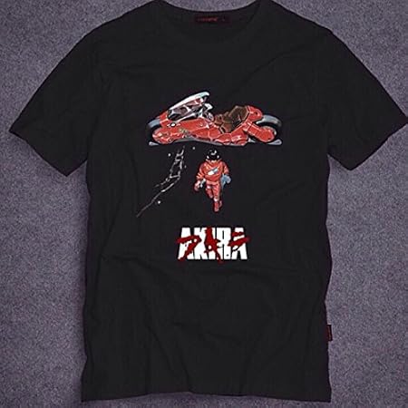 Amazon Akira アキラ Tシャツ Xxxlサイズ 大友克洋 アニメ 映画 黒 80s 攻殻機動隊 ジョジョ マガジン ブラック ホラー 金田 鉄雄 バイク M L Xxxl シュプリーム Supreme アキラ Akira Tシャツ おもちゃ おもちゃ