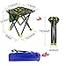 Small Folding Stool Portable, Mini Step Slacker Stool Camping Folding Chairs Outdoor, Lightwight Waterproof Collapsible Camp, Perfect for Fishing Traveling Hiking Beach Garden BBQ, Camouflage Green