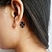 COKOHAPPY 4 Sheets Black Lace Wedding Dream Cathcher Mandala Lotus Crown Look Real Flash Temporary Tattoo