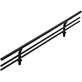 Brixwell QHIE-010 Shoe Fence, For Shelves 29" Dark oil-rubbed bronze, length 29" Dark oil rubbed bronze (powder-coated)