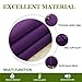 NICETOWN Blackout Draperies Curtains 84 Long - Easy Care Thermal Insulated Rod Pocket Blackout Curtains/Draperies for Patio Door - 1 Pair, Royal Purple, 42 inches Wx84 L