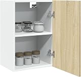 vidaXL Wall Mounted Kitchen Cabinet - Sonoma Oak - 39.5x31x60 cm view 4