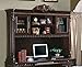 Coaster Home Furnishings Tucker Computer Hutch with Detailed Carvings Brown