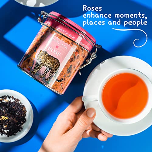 Organic Rose Tea Loose Leaf 3.5 OZ Finest Moroccan Rose Petals and