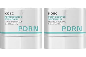 KOEC 2PCS PDRN Essence Stick Balm Firming Care and PDRN Collagen Multi Stick for Neck and Eye Hydration and Moisturizing Achi