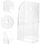 WINOMO Wall Mount for Remote Control, Acrylic, Transparent, Space Saver view 9