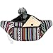 Kayhoma Boho Fanny Pack Stripe Festival Rave Retro Vintage Flat Bum Bags Travel Hiking Waist Belt Purse