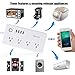 Smart Power Strip - WIFI Surge Protector, Multi-Plug Socket 4 AC Outlet USB Charging Port with Timer Switch & Voice Remote Control via Amazon Alexa & Google Home, Works with IOS / Android Smartphone