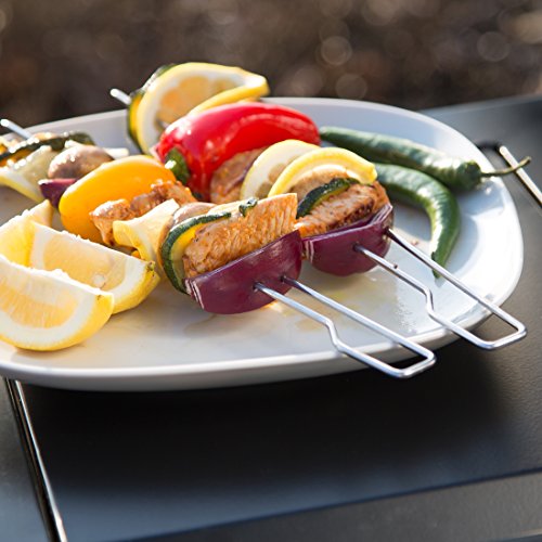 Bruzzzler Grillspieße aus rostfreiem Edelstahl, ideal als Schaschlikspieße, Garnelenspieße, Geflügelspieße etc… – Bild 5