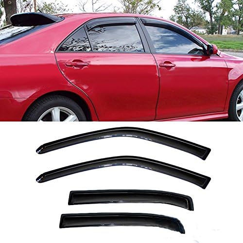 AutoCat 4pcs Window Visor for 10-15 Cruze Smoke Tint Sun/Rain Guard Window Deflector Ventshade