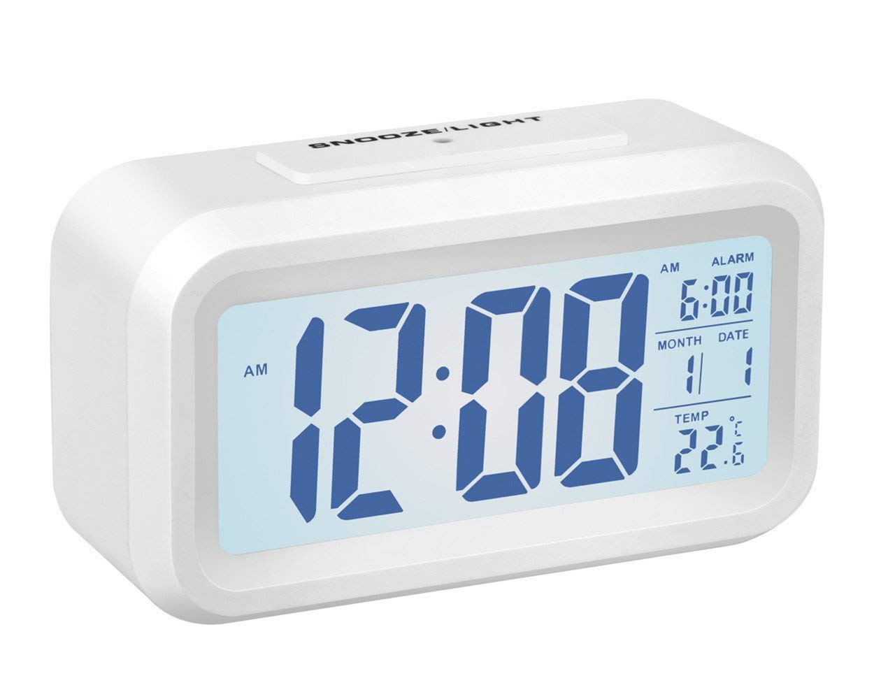 Battery Operated REACHER Digital Alarm Clock Mini Travel Alarm Clock